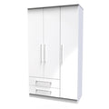 WOR141 Tall Triple 2 Drawer Robe