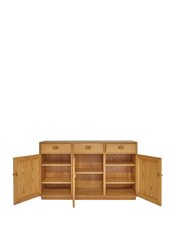 Windsor - 3822 - three-door-high-sideboard - cutoutFront-2 - Ash - LT.jpg