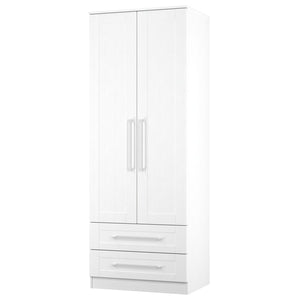 YOR081 Tall 2ft6in 2 Drawer Robe