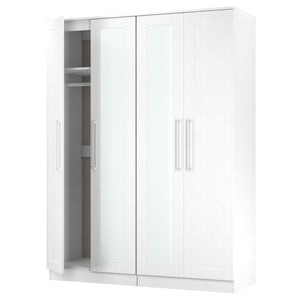 Tall 4 Door Centre Mirror Robe