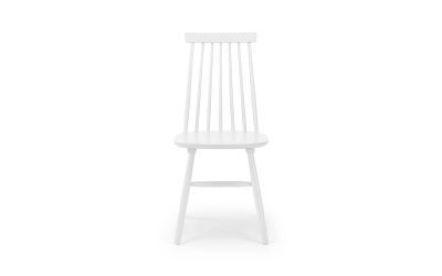 Spindle Back Dining Chair - White