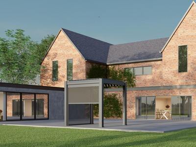 Aluminium Pergola Saturn 2.5mx2.5m