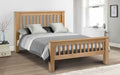 AMS001 Oak Bed Hfe 135Cm