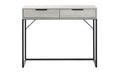 BAL105 2 Drawer Dressing Table/Desk - Grey Oak