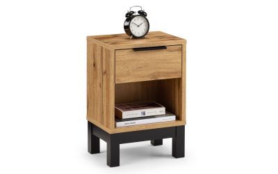 1 Drawer Bedside - Light Oak