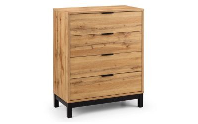 BAL203 4 Drawer Chest - Light Oak