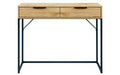 BAL205 2 Drawer Dressing Table/Desk - Light Oak
