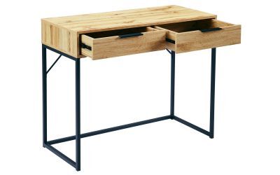 2 Drawer Dressing Table/Desk - Light Oak