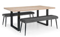 LUX401 Low Bench - Grey