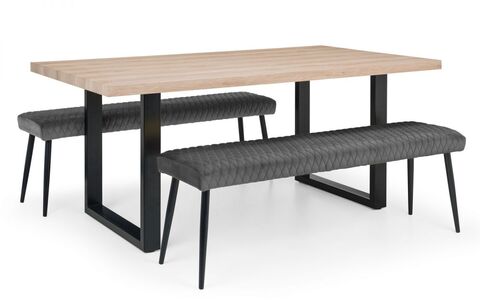 LUX401 Low Bench - Grey