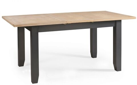 Extending Dining Table Dark Grey