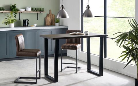 BRO036 Bar Table Dark Oak