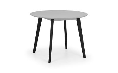 CAS204 Round Dining Table - Grey/Black
