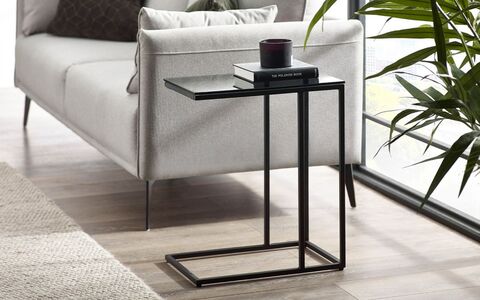 CHI018 Drinks Table Smoked Glass