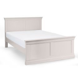 CLE305 135Cm Double Bed - Light Grey