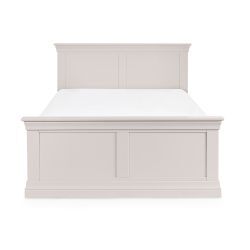 135Cm Double Bed - Light Grey