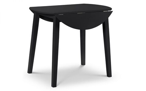 Black Dropleaf Table