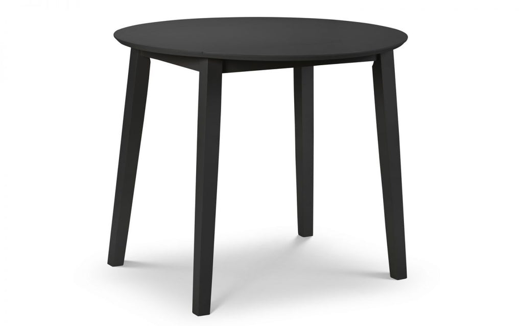 COA201 Black Dropleaf Table