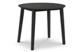 COA201 Black Dropleaf Table