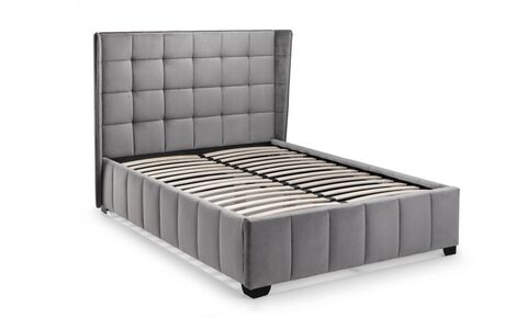 Bed 135Cm - Light Grey