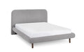 HAN010 King Bed 150Cm - Grey Boucle