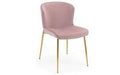 HAR801 Dining Chair - Dusky Pink