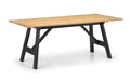 HOC001 Table Black/Oak