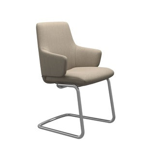 Large Low Back Dining Chair With Arms - D400