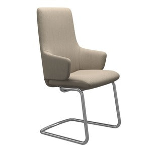 Large High Back Dining Chair With Arms - D400
