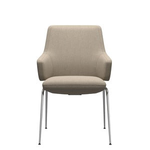 1854740 Large Low Back Dining Chair With Arms - D300