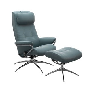 1377346 Chair W/ Footstool - Star (High Base)