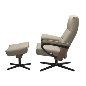 Chair W/ Footstool - Cross