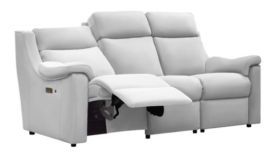 Double Power Recliner 3 Seater Sofa with heated seats