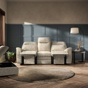 Double Power Plus Recliner 3 Seater Sofa