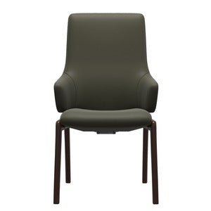 1855732 Large High Back Dining Chair With Arms - D100