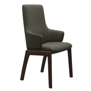 Large High Back Dining Chair With Arms - D100