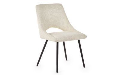 Boucle Dining Chair - Ivory