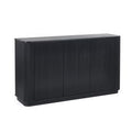 LOU011 Black Fluted Sideboard