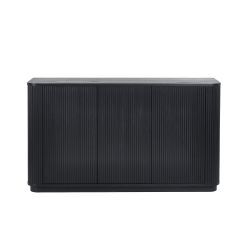 Black Fluted Sideboard