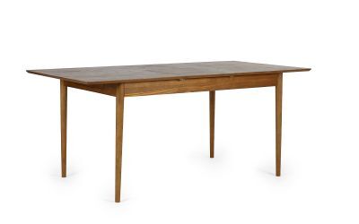 Extending Dining Table With 2 Drawers