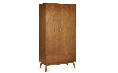 LOW055 2 Door 1 Drawer Wardrobe