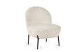LUL001 Boucle Accent Chair - Ivory