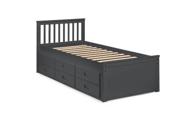 MAI903 Bed With Underbed And Drawers Anthracite