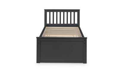 Bed With Underbed And Drawers Anthracite