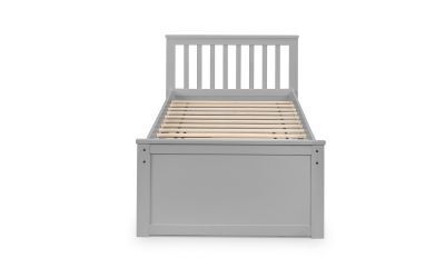 Bed With Underbed And Drawers - Dove Grey