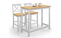 MAR402 Bar Set - Elephant Grey & Oak