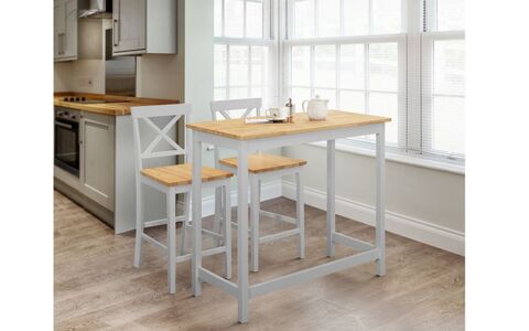Bar Set - Elephant Grey & Oak