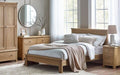 MEM001 Limed Oak 135Cm Double Bed