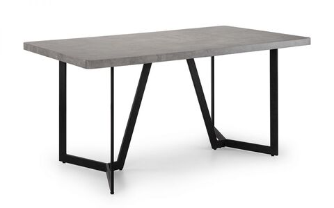 MIL051 Concrete Effect Dining Table