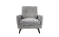 MON403 Compact Retro Chair In Contract Standard Fabric - Dove